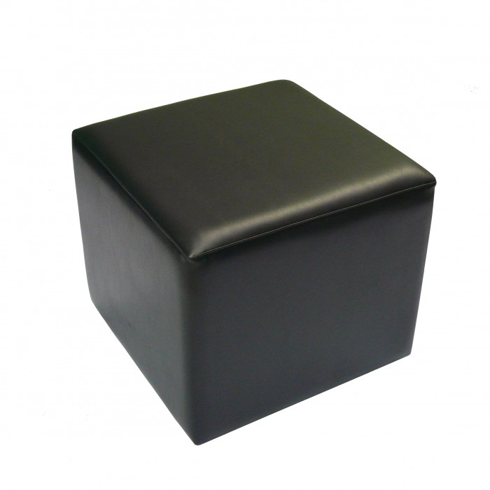 C3701 - Ottoman Cube - Black