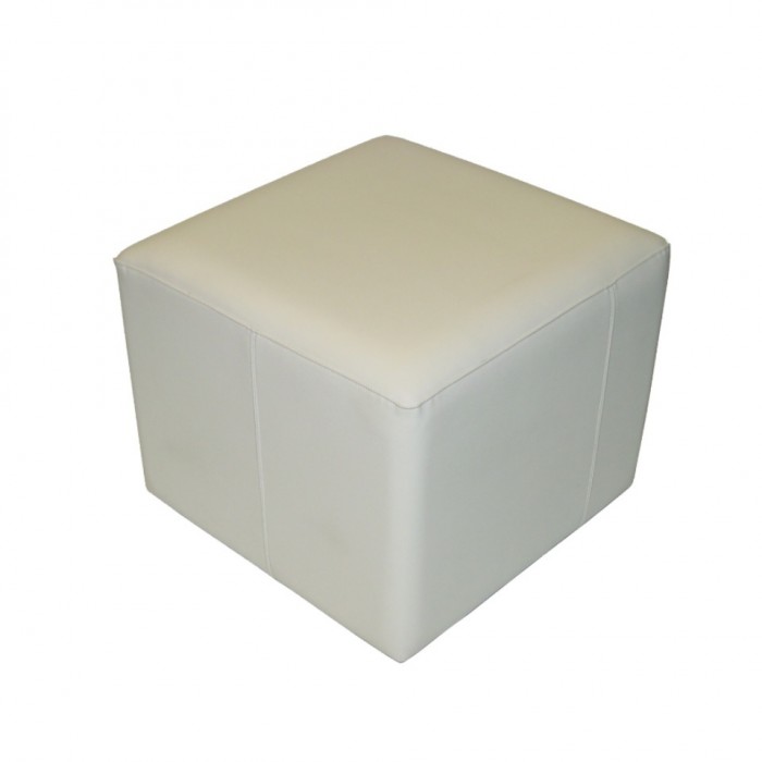 C3704 - Ottoman Cube - White