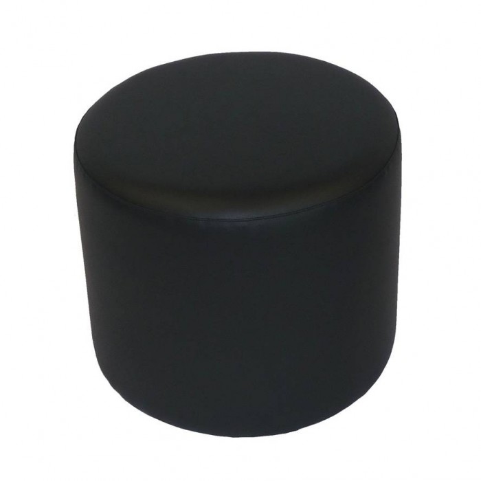 C3740 - Ottoman Round - Black