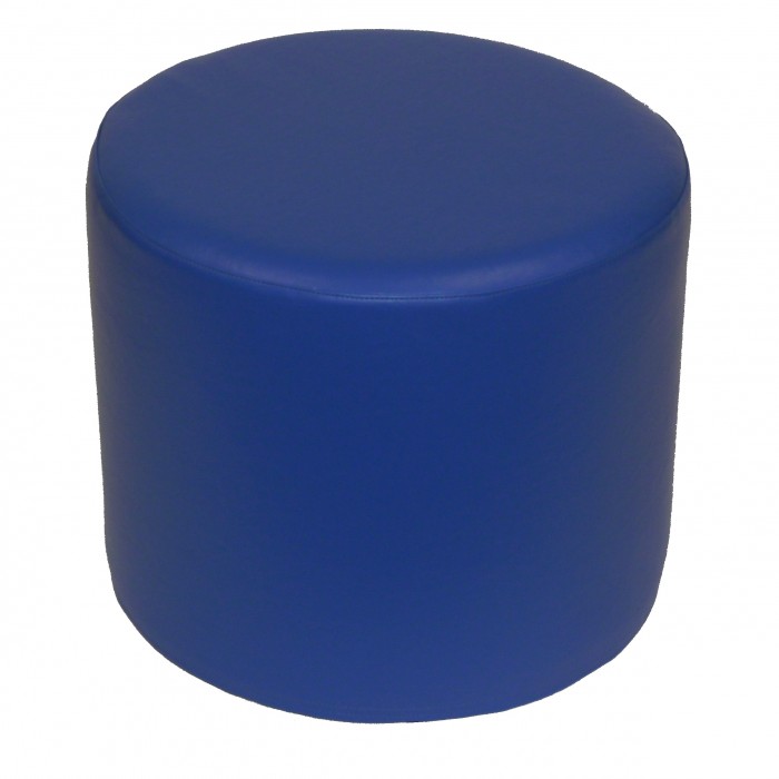 C3741 - Ottoman Round - Blue