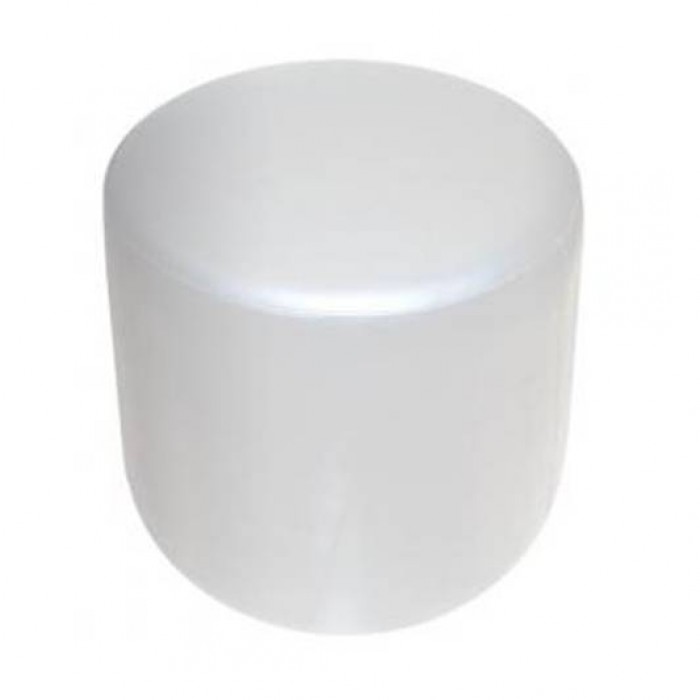 C3743 - Ottoman Round - White