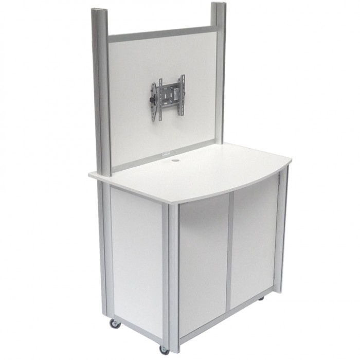 C7221 - Counter - Metro - White - Upstand - 1150w x 820d x 2060h