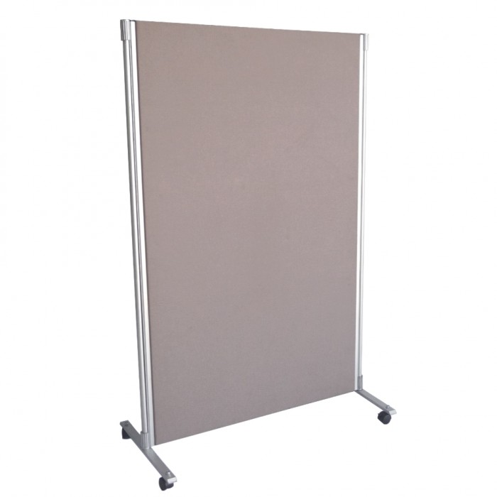 D5077 - Mobile Display Board - Crystal grey - 1800h x 1200w