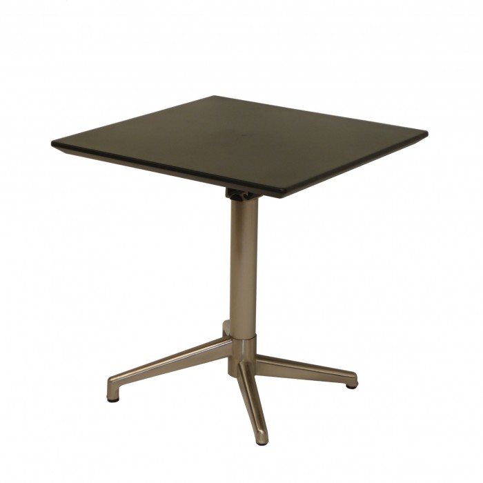 T3521 - Folding Cafe Table - Rio - Black - 700sq