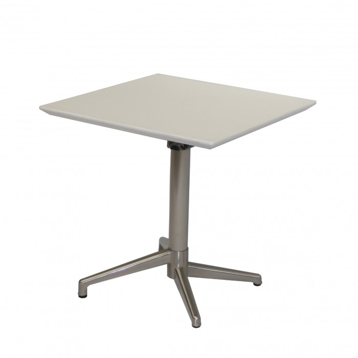 T3522 - Folding Cafe Table - Rio - White - 700sq