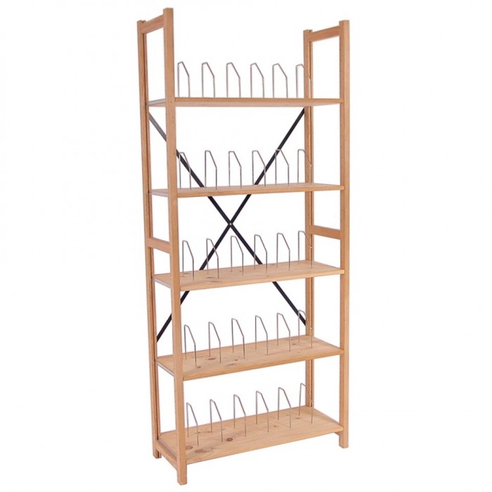 S2013 - Lundia Shelving - Pine - 380 x 900 x 2100h - 30 Shelf Dividers