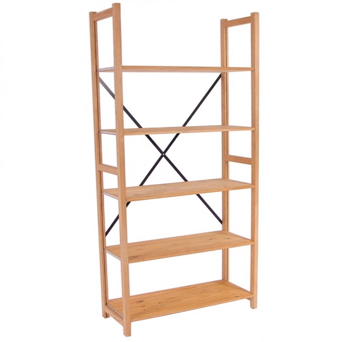 S2014 - Lundia Shelving - Pine - 380 x 1000 x 2100h