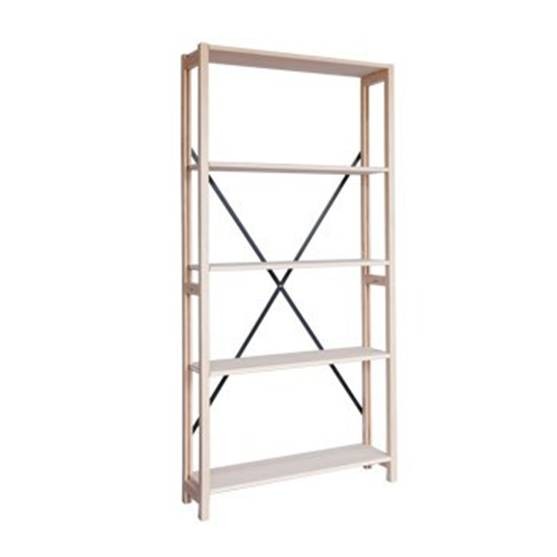 Lundia Shelving - Pine - alternative shelf setup