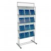 B3022 - Brochure Stand - Vertical - 12 Acrylic Pockets