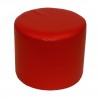 C3742 - Ottoman Round - Red