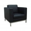 C1201 - Arm Chair - Oasis - Black Leatherette