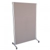 D5077 - Mobile Display Board - Crystal grey - 1800h x 1200w