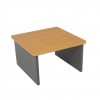 T2016 - Coffee Table - Oxford - Tawa Top - Platinum Base - 600sq