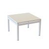 T2019 - Coffee Table - Aeon - White Top & Base - 600sq