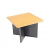 T2051 - Coffee Table - Kennedy - Tawa Veneer Top - Multifleck Base - 600sq