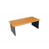 T2053 - Coffee Table - Kennedy - Tawa Veneer Top - Black Base - 1200x600