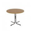 T4506 - Meeting Table - Elite - Tawa Top - Chrome Legs - 900dia