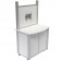 C7221 - Counter - Metro - White - Upstand - 1150w x 820d x 2060h