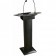 L3011 - Lectern - Exec - Black - Mike, Amp, Speakers & Light