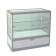 S3007 - Showcase Counter - Glass Top - White Base - 1000x500x900h