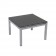 T2026 - Coffee Table - Aeon - Black Top & Chrome Base - 600sq