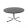 T2063 - Coffee Table - Elite - Black Top - Chrome Base - 900dia