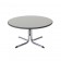 T2064 - Coffee Table - Elite - Grey Top - Chrome Base - 900dia